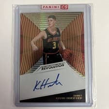 Kevin Huerter 2018 Panini Revolution Rookie Autographs card