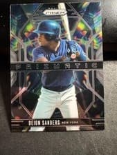 Deion Sanders 2025 Panini Prizm Prizmatic card