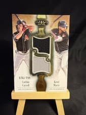 2026 Topps Tier One Dual Player Relics Corbin Carroll #DPR-CM card