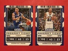 Derrick Rose 2020 Panini Contenders Draft Picks card