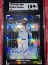 Marcell Ozuna 2025 Topps All Star Game Homegrown Heroes Autographs card