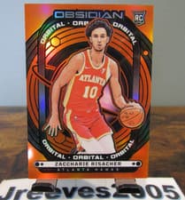2024-25 Panini Obsidian Orbital Zaccharie Risacher #8 card