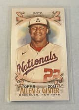 2021 Topps Allen & Ginter Juan Soto