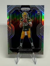 Jordan Love 2020 Panini Chronicles Prizm Black card
