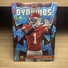 2024 Finest Dynamos Xavier Worthy #DYN-15 card