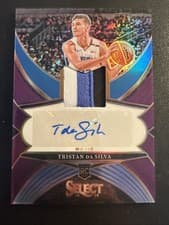 2024-25 Panini Select Rookie Jersey Autographs Tristan da Silva #RJA-TDS card