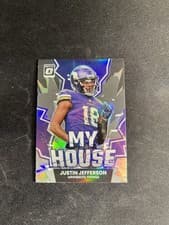 Justin Jefferson 2022 Panini Donruss Optic My House card