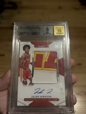 Jalen Johnson 2021-22 Panini National Treasures card