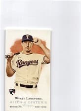 Wyatt Langford 2024 Topps Allen & Ginter Rookie Design Variation Mini card