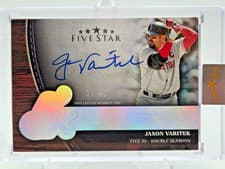 2025 Topps Five Star Five Time Signatures Jason Varitek #FTS-JVA card