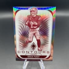 Brock Purdy 2025 Panini Phoenix Contours card