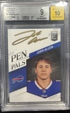 2018 Panini Donruss Elite Pen Pals Josh Allen