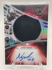 2025 Bowman University Best Prospect Jumbo Relic Autographs Refractor Nyck Harbor #JRA-NH card