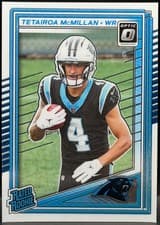 Tetairoa McMillan 2025 Panini Donruss Optic card