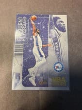 Joel Embiid 2022 Panini Hoops Frequent Flyers card