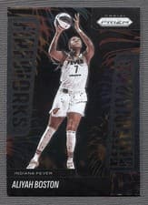 2025 Panini Prizm WNBA Fireworks Aliyah Boston #3 card