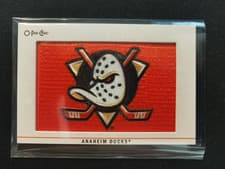 2024-25 O-Pee-Chee Team Logo Patches Anaheim Ducks #405 card