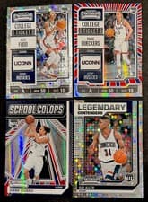 Alex Karaban 2024 Panini UConn Contenders School Colors card