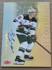 2025-26 Flair Autographics Matt Boldy #A-MB card