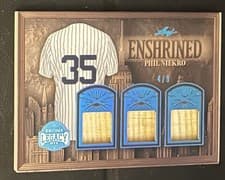 2025 Leaf Bronx Legacy Enshrined Phil Niekro #E-15 card