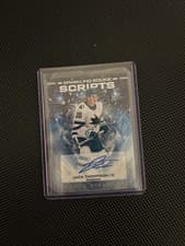 Jack Thompson 2024-25 Upper Deck Black Diamond Sparkling Rookie Scripts card