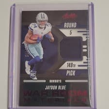 2025 Panini Absolute War Room Materials Jaydon Blue #WRM-JBE card