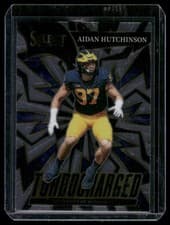 Aidan Hutchinson 2022 Panini Select Draft Picks Turbocharged card
