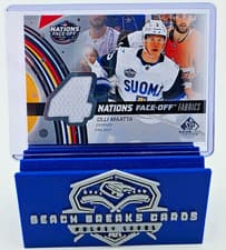 2025-26 SP Game Used 2025 4 Nations Face-Off Fabrics Olli Maatta #4N-OM card