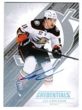 2024-25 Upper Deck Credentials Base Set Leo Carlsson #60 card