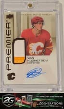 2024-25 Upper Deck Premier Acetate Auto Patch Rookies Yan Kuznetsov #AR-YK card