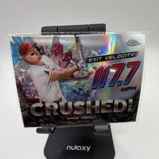 2024 Topps Chrome Update Crushed! Mike Trout #CR-13 card