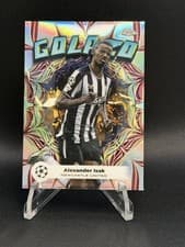 2024 2023 Topps Chrome UEFA Club Golazo Alexander Isak #GL-3