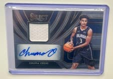 Chuma Okeke 2019 Panini Select Rookie Jersey Autographs card