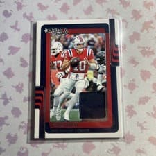 Drake Maye 2025 Panini Donruss Threads card