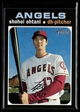Shohei Ohtani 2020 Topps Heritage card