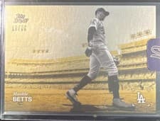 2025 Topps Black & White Golden Hour Mookie Betts #GH-08 card