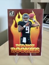 Michael Penix Jr. 2024 Donruss Red Hot Rookies card