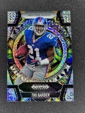 2025 Panini Prizm Black Kaleidoscopic Tiki Barber #22 card