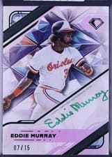 2025 Topps Diamond Icons White PolychromatINK Autographs Eddie Murray #WPA-EMU card