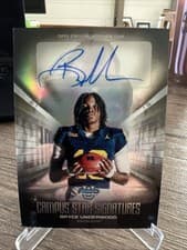2025 Bowman University Chrome Campus Star Signatures Bryce Underwood #CSS-BU card