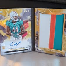 2024 Topps Inception Genesis Auto Relic Book Chop Robinson #ARBC-CR card