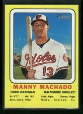 2018 Topps Heritage 1969 Collector Cards Manny Machado #MM