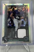 2025 Topps Real One Relics Cal Raleigh #603 card