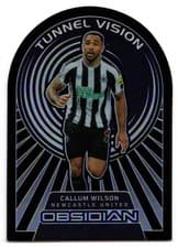 Callum Wilson 2022 Panini Obsidian Tunnel Vision card