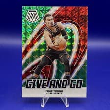 2023 Panini Mosaic Give and Go Trae Young #10 card