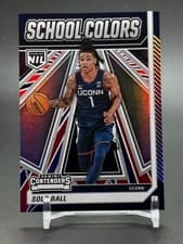Solo Ball 2024 Panini UConn Contenders School Colors card