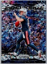 Drake Maye 2024 Panini Prizm Fireworks card