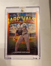 2025 Finest Arrivals Kumar Rocker #A-13 card