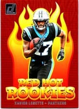 Xavier Legette 2024 Donruss Red Hot Rookies card