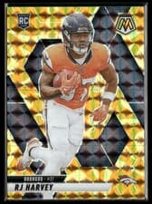 RJ Harvey 2025 Panini Mosaic card